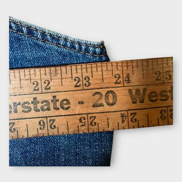 New Look Denim Cropped Vest Women’s Size 3XL Saddle Bag Design Button Front - Picture 4 of 5